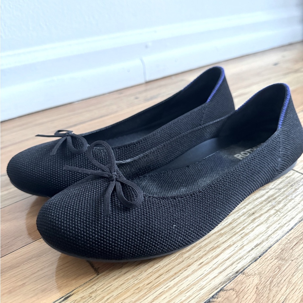 Rothy's Black Ballet Flats